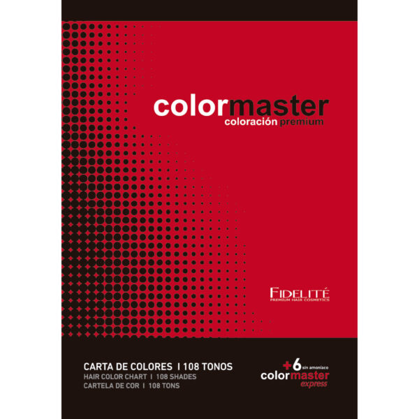CARTA DE COLORES COLOR MASTER 108 TONOS REGULARES + 6 COLOR EXPRESS - FIDELITE