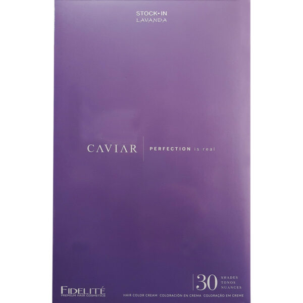 CARTA DE COLORES CAVIAR 30 TONOS PELO SINTETICO - FIDELITE