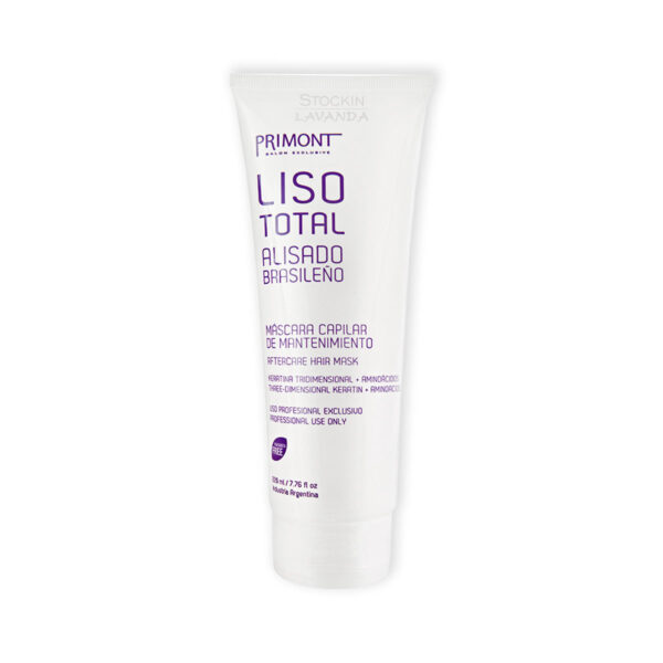 Mascara Mantenimiento Alisado Brasileño Liso Total X 220 Ml. - Primont