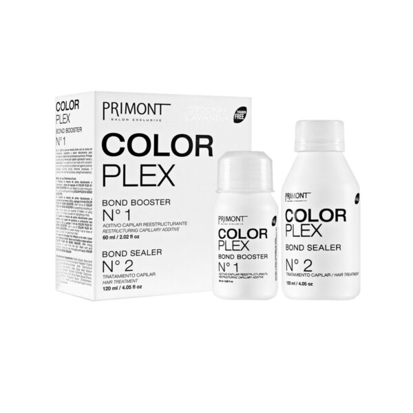 Tratamiento Kit Color Plex Paso Nº1 X 60 Ml. Paso 2 X 120 Ml. - Primont