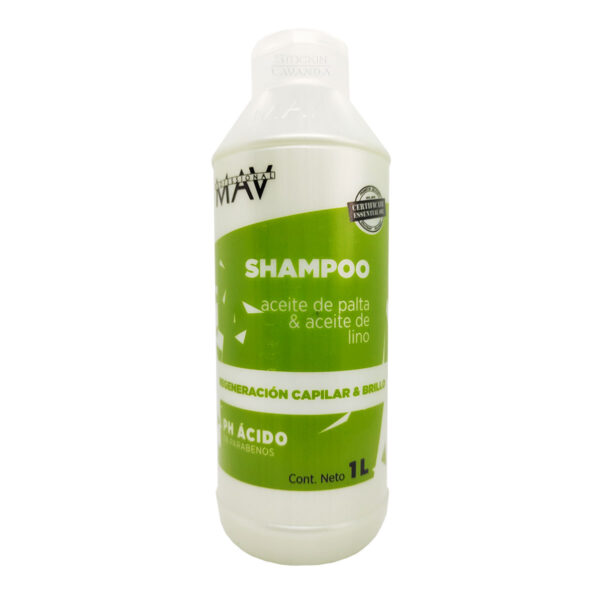 Shampoo Aceite De Palta Y Lino X 1 Lt. - Mav