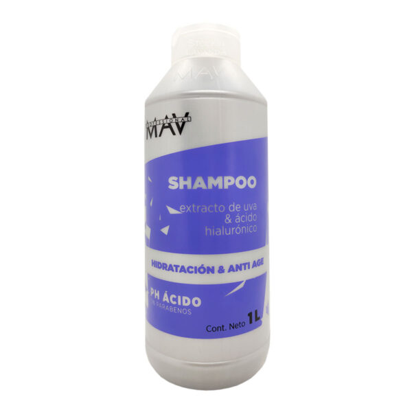 Shampoo Uva Y Acido Hialuronico X 250 Ml. - Mav